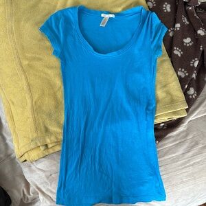 Bright blue classic tshirt
